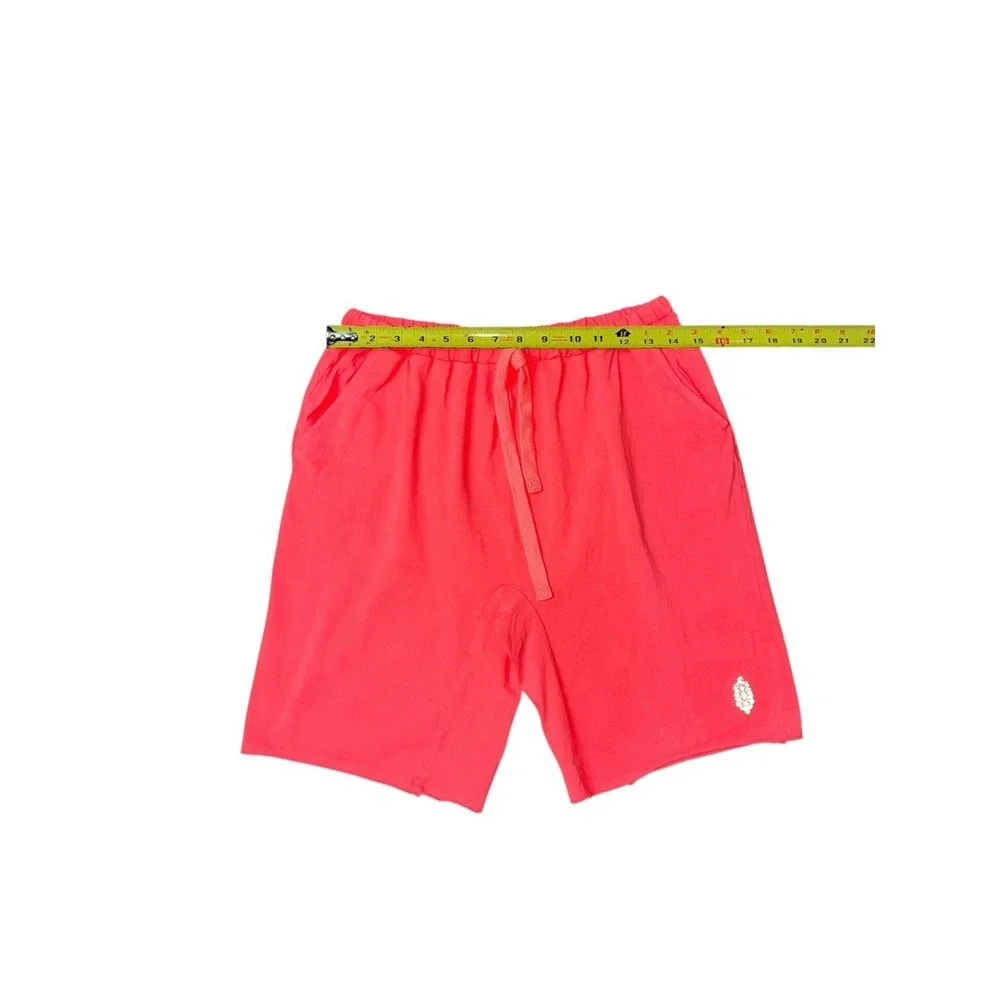 Free People Movement Hot Shot Easy Long Sleeve Set Neon‎ Coral (Top S/Shorts M)